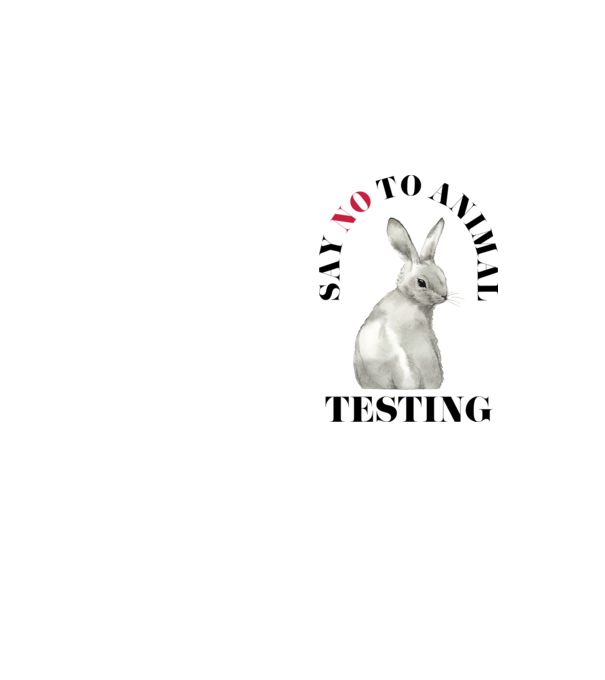 Say NO to animal testing minta neonsárga pólón