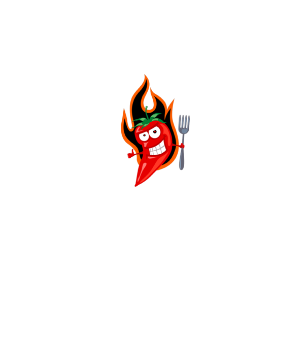 chilli minta fehér pólón