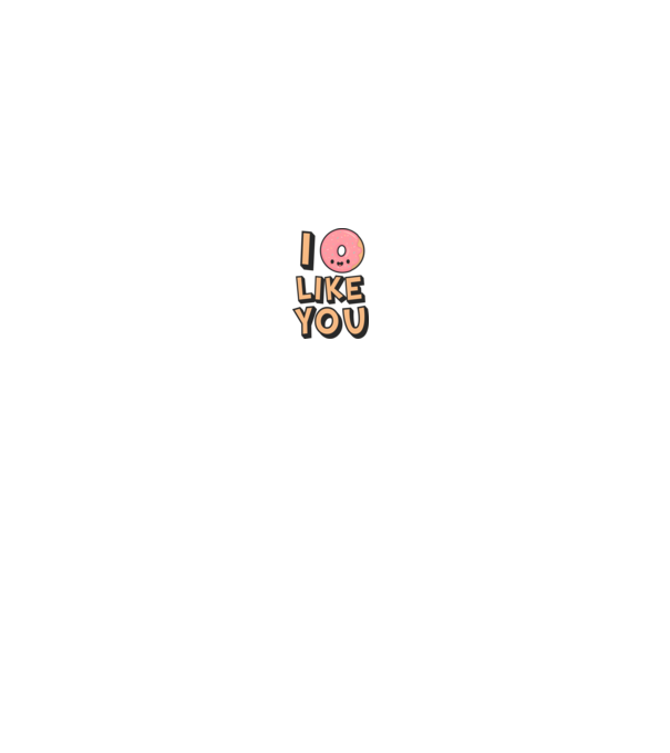I donut like you minta szürke pólón