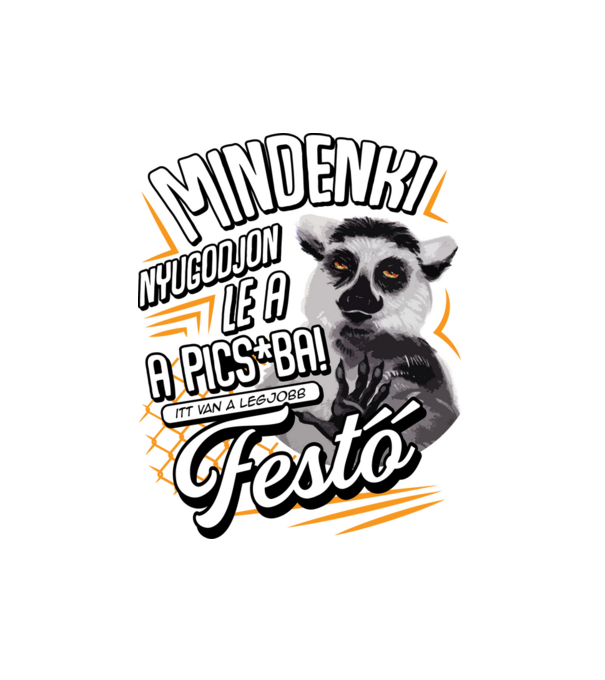 Itt van a legjobb Festő minta fehér pólón