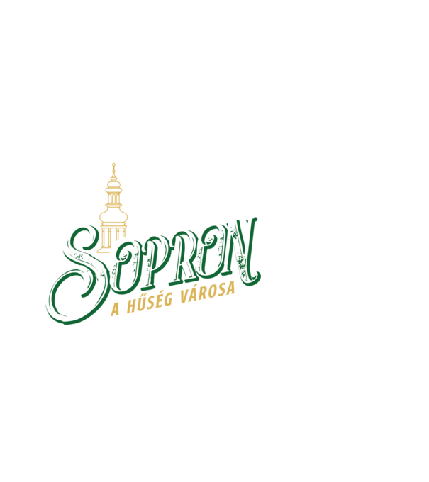 Sopron a Hűség Városa minta fehér pólón