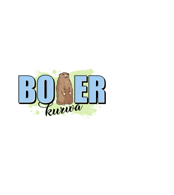 Bober Kurwa minta fehér pólón