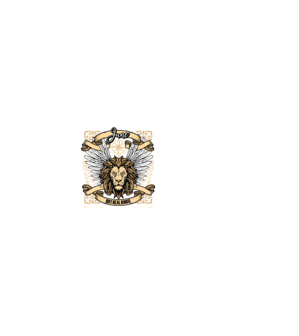 KINGS ARE BORN 1965 - JÚNIUS minta fekete pólón