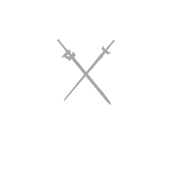 Crossed Swords minta fekete pólón