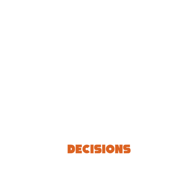 Páros minta I make decisions minta sötétkék pólón