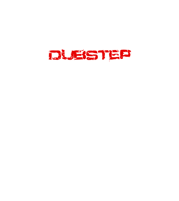 Dubstep minta fehér pólón