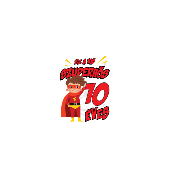 Ez a kis szuperhős 10 minta fekete pólón
