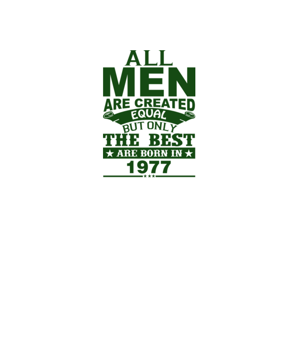 All men are created - 1977 minta piros pólón