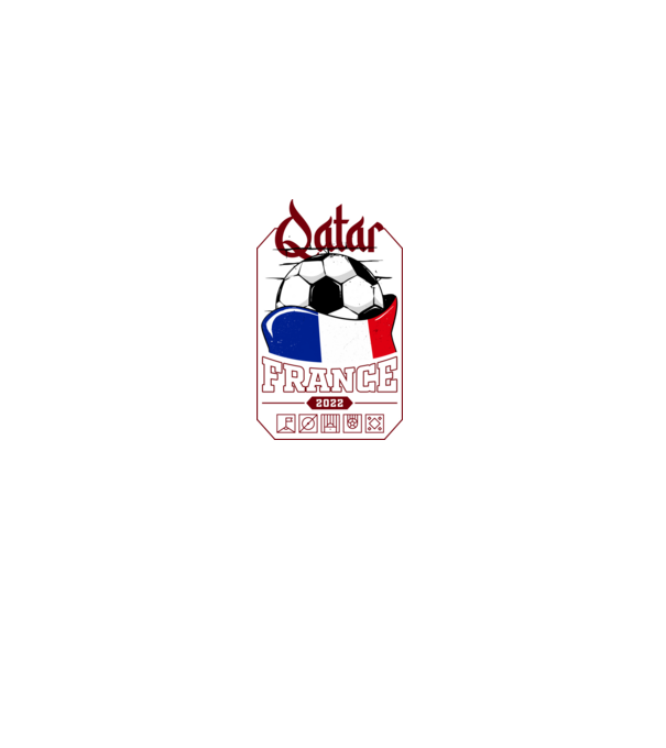 Quatar team france minta fehér pólón