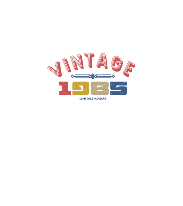 VINTAGE limited 1985 minta fehér pólón