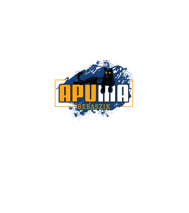 APuma bebaszik minta fekete pólón