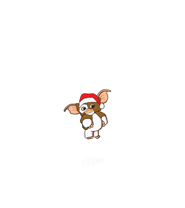 Gizmo Karácsony minta fekete pólón