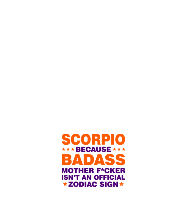Badass zodiac SCORPIO minta világos rózsaszín pólón