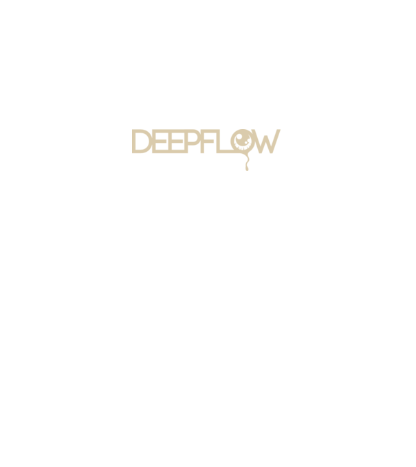 DeepFlow minta sötétkék pólón