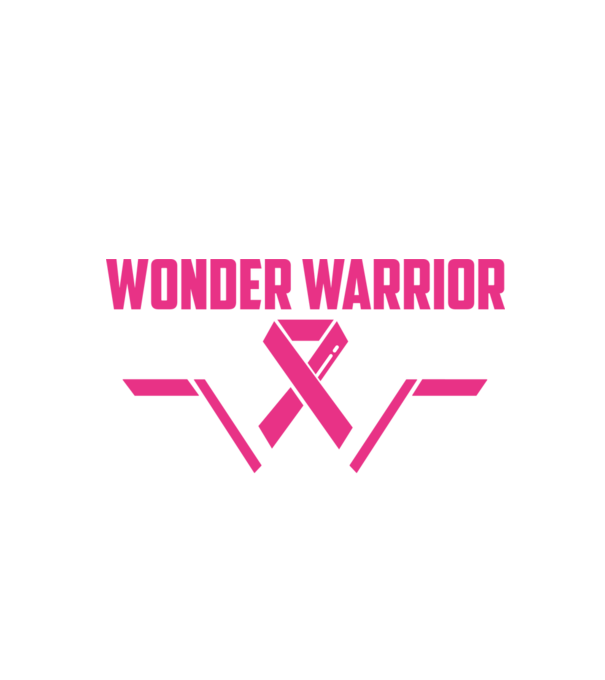 WONDER WARRIOR minta fekete pólón