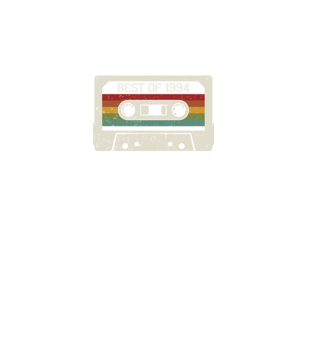 retro tape 1994 vintage minta fekete pólón