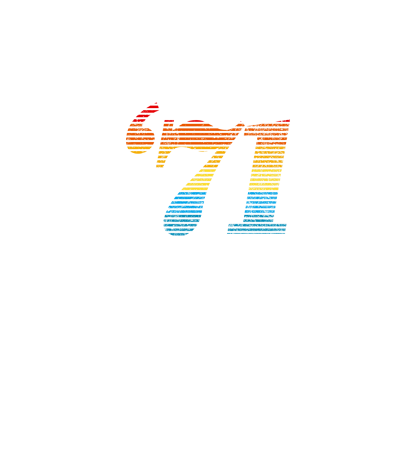 Retro születésnap 1971 minta fehér pólón