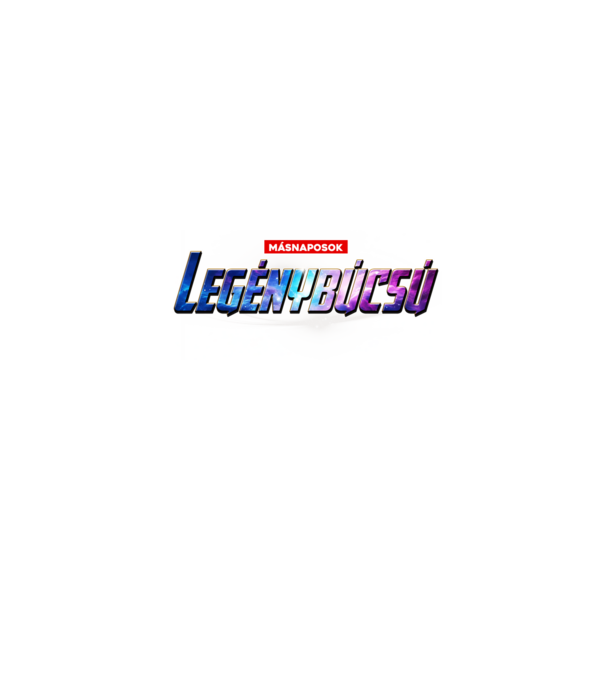 Legénybúcsú végjáték universe minta fekete pólón