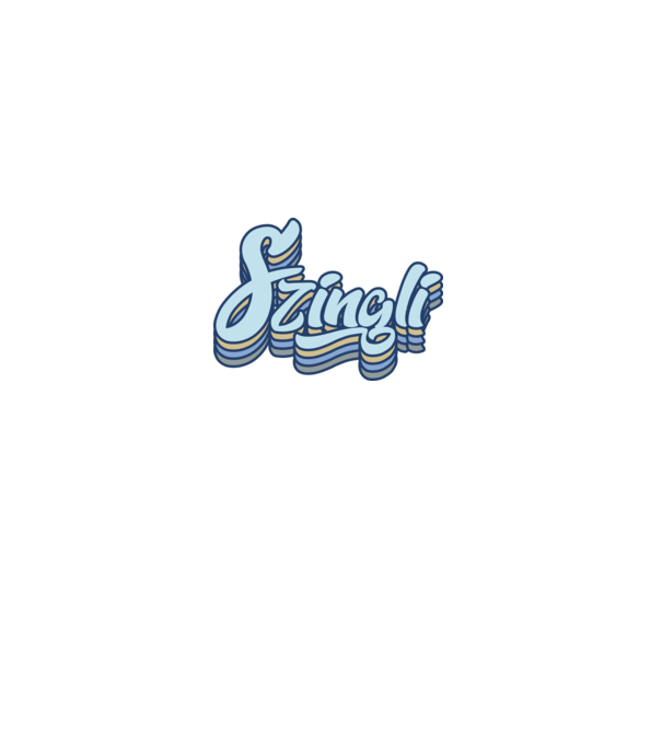 Retro szingli minta fekete pólón