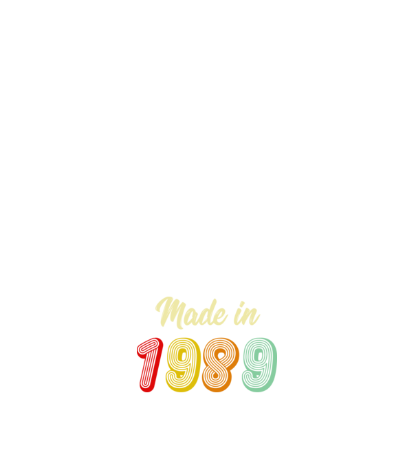 made in 1989 retro minta sötétkék pólón