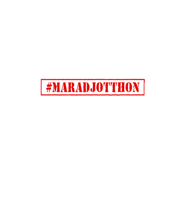 maradjotthon minta fekete pólón