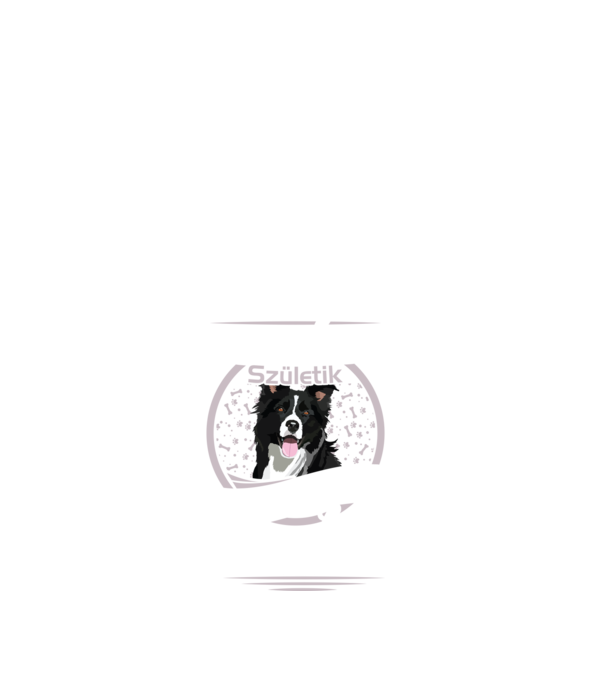 Minden ember egyenlő de csak a legjobbak lesznek border collie gazdik minta fekete pólón