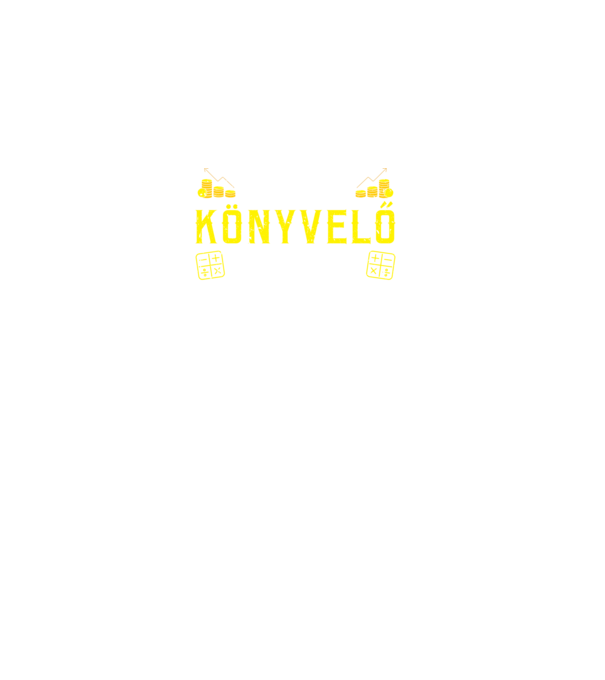 Én egy Könyvelő vagyok minta fekete pólón