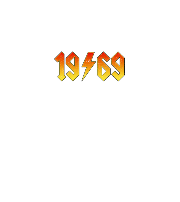 Rock születésnap 1969 Március minta fekete pólón