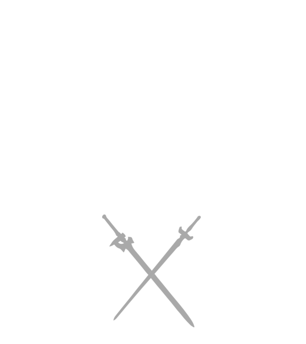 Crossed Swords minta sötétkék pólón