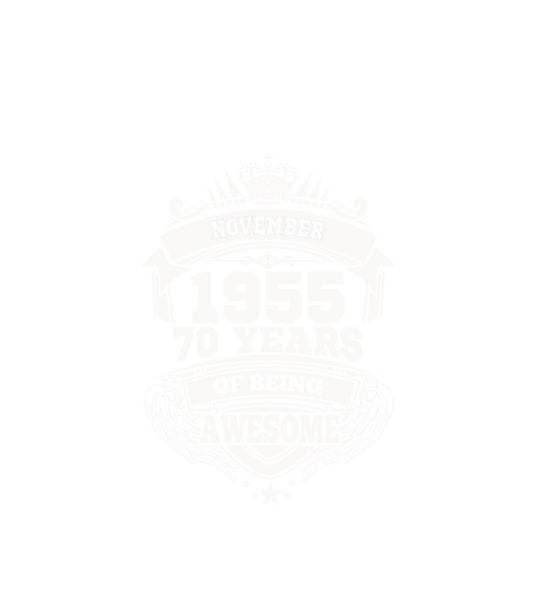 Awesome being of 1955 NOVEMBER minta fehér pólón