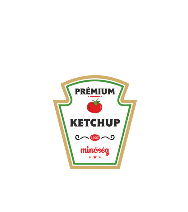 Premium ketchup minta piros pólón