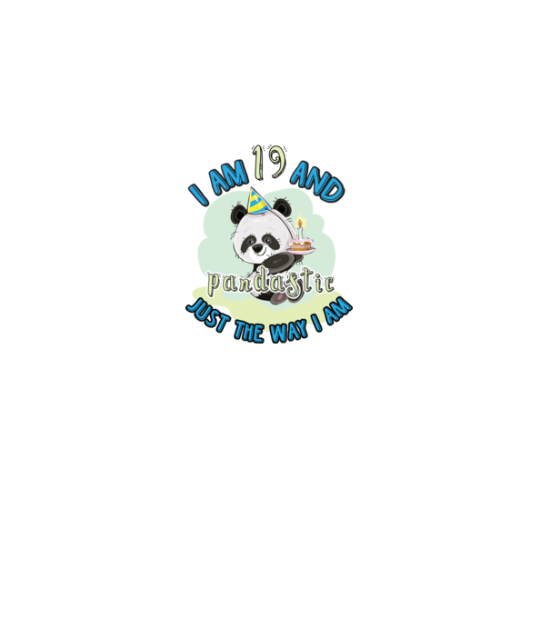 PANDASTIC 19 minta fehér pólón