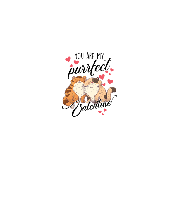 My purrfect valentine minta szürke pólón