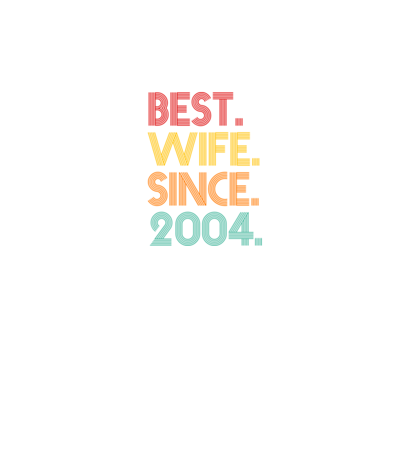 best wife since 2004 retro minta türkiz pólón