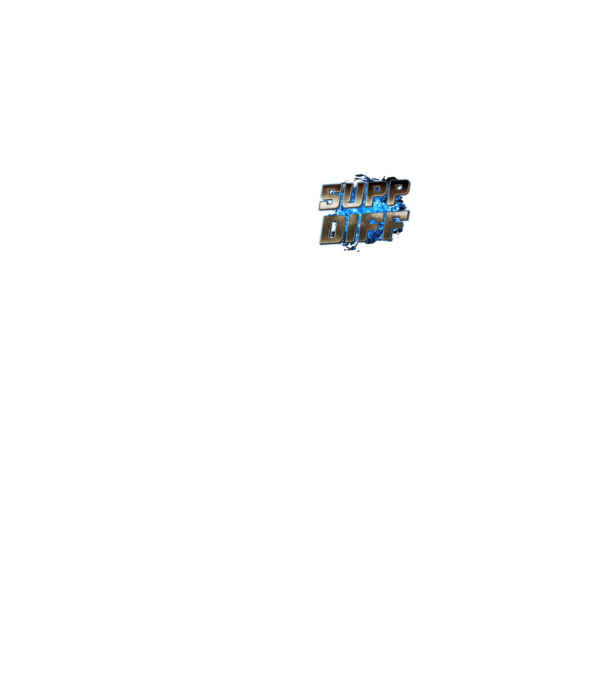 SUPP DIFF metalic blue fire minta sötétkék pólón