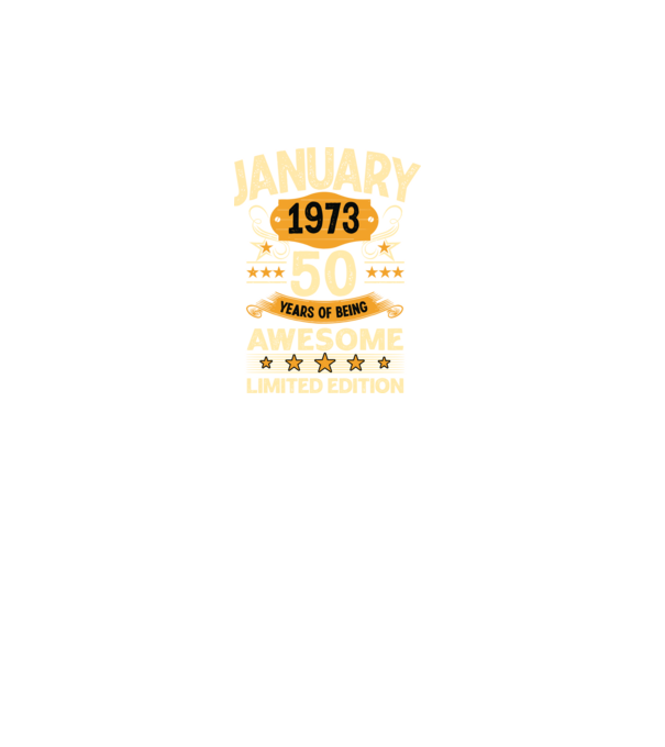 January 1973 50 years of being limited edition minta türkiz pólón