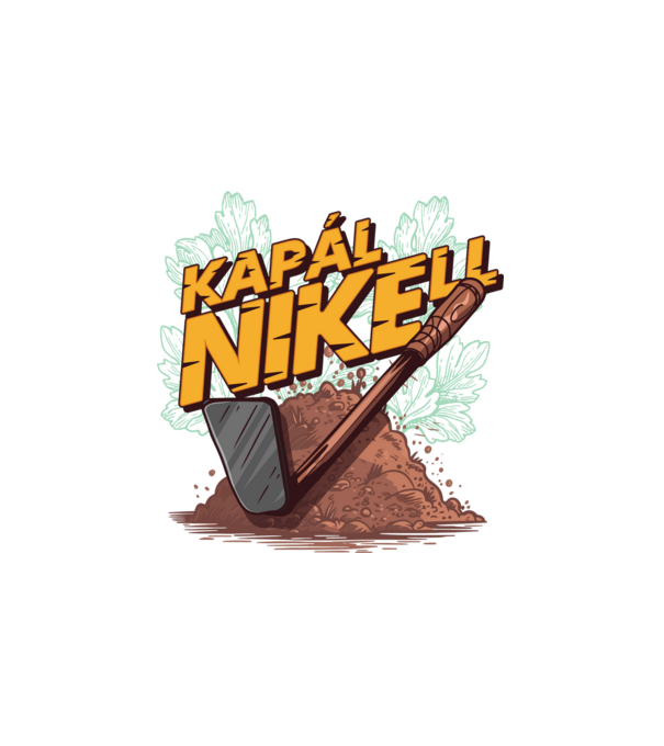 KapálNIKEll minta fehér pólón