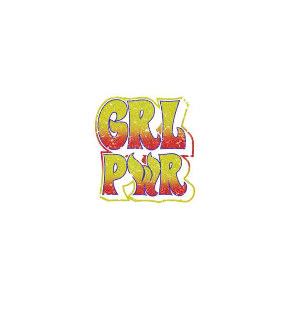 GrlPwr retro minta fekete pólón