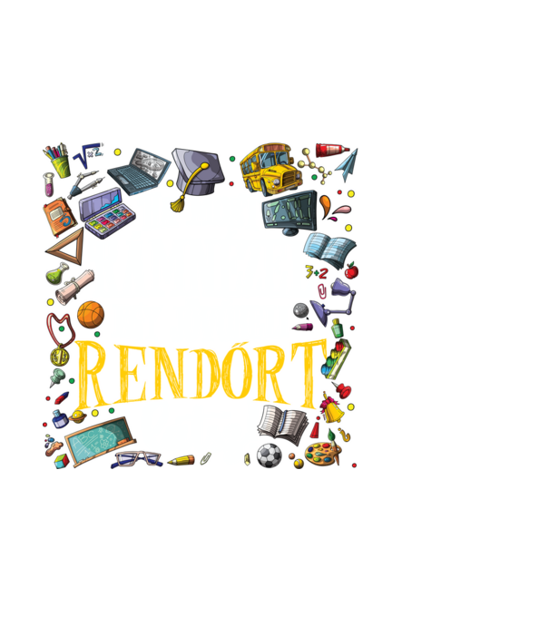 Jövőbeli rendőr minta fekete pólón