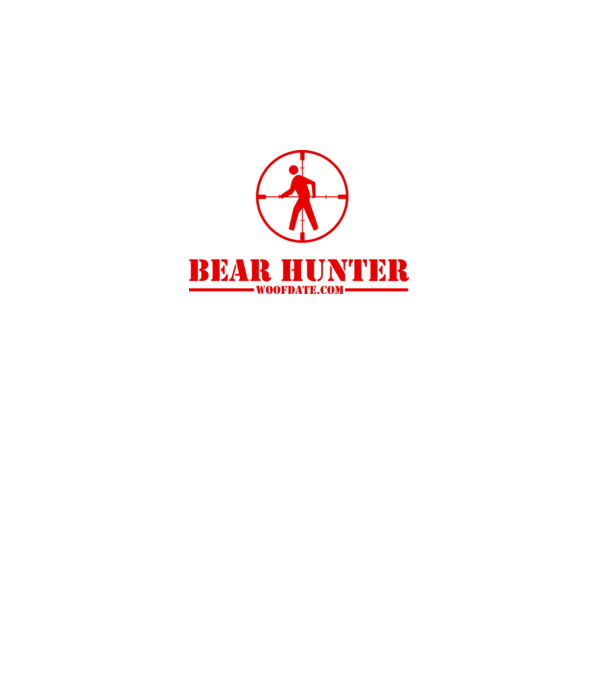 Bear Hunter minta fekete pólón