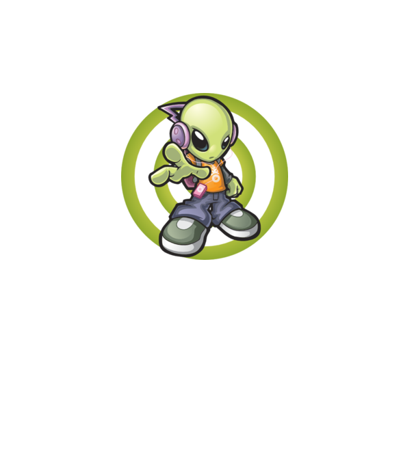 Cool alien minta szürke pólón