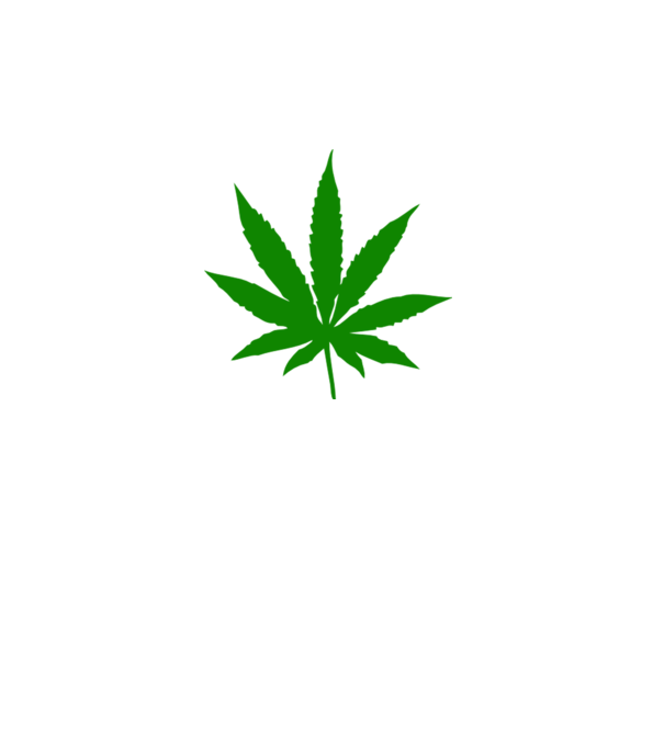 Cannabis minta fekete pólón