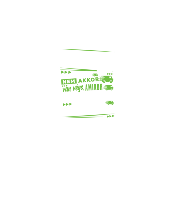 Hivatásos futár minta fekete pólón
