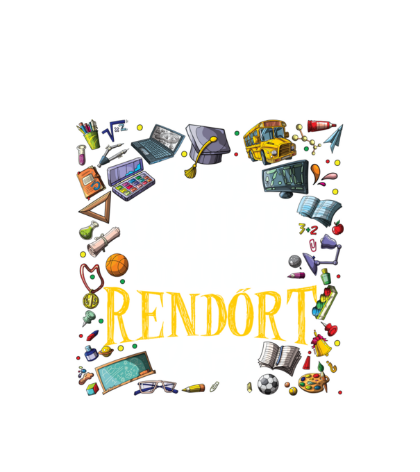 Jövőbeli rendőr minta fehér pólón