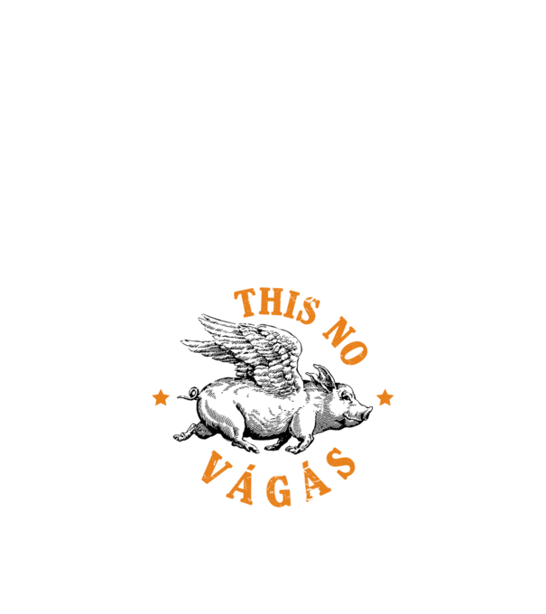 THIS NO VAGAS minta fekete pólón