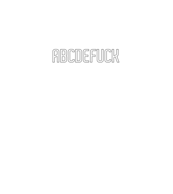 abcdfuck4 minta fekete pólón