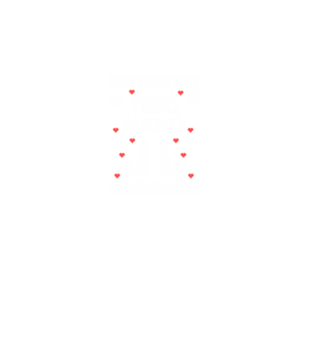 Tesó Manó ugly sweater minta fekete pólón