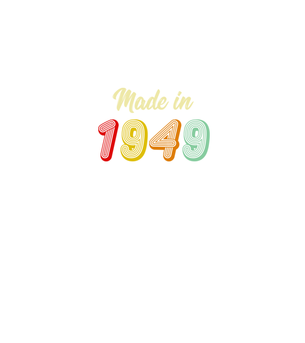 made in 1949 retro minta sötétkék pólón