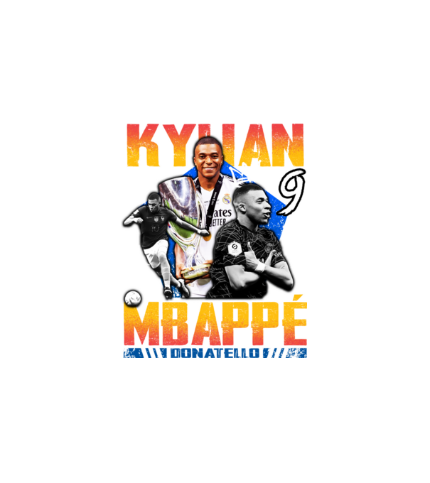 Mbappé tribute minta fehér pólón