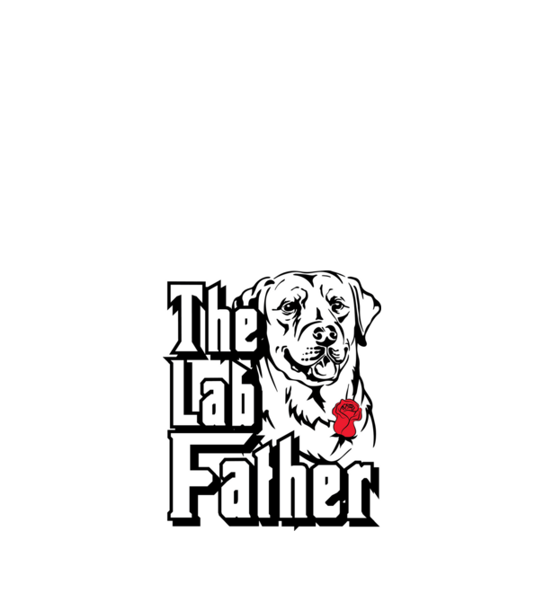 LABRADOR The Lab Father minta fekete pólón